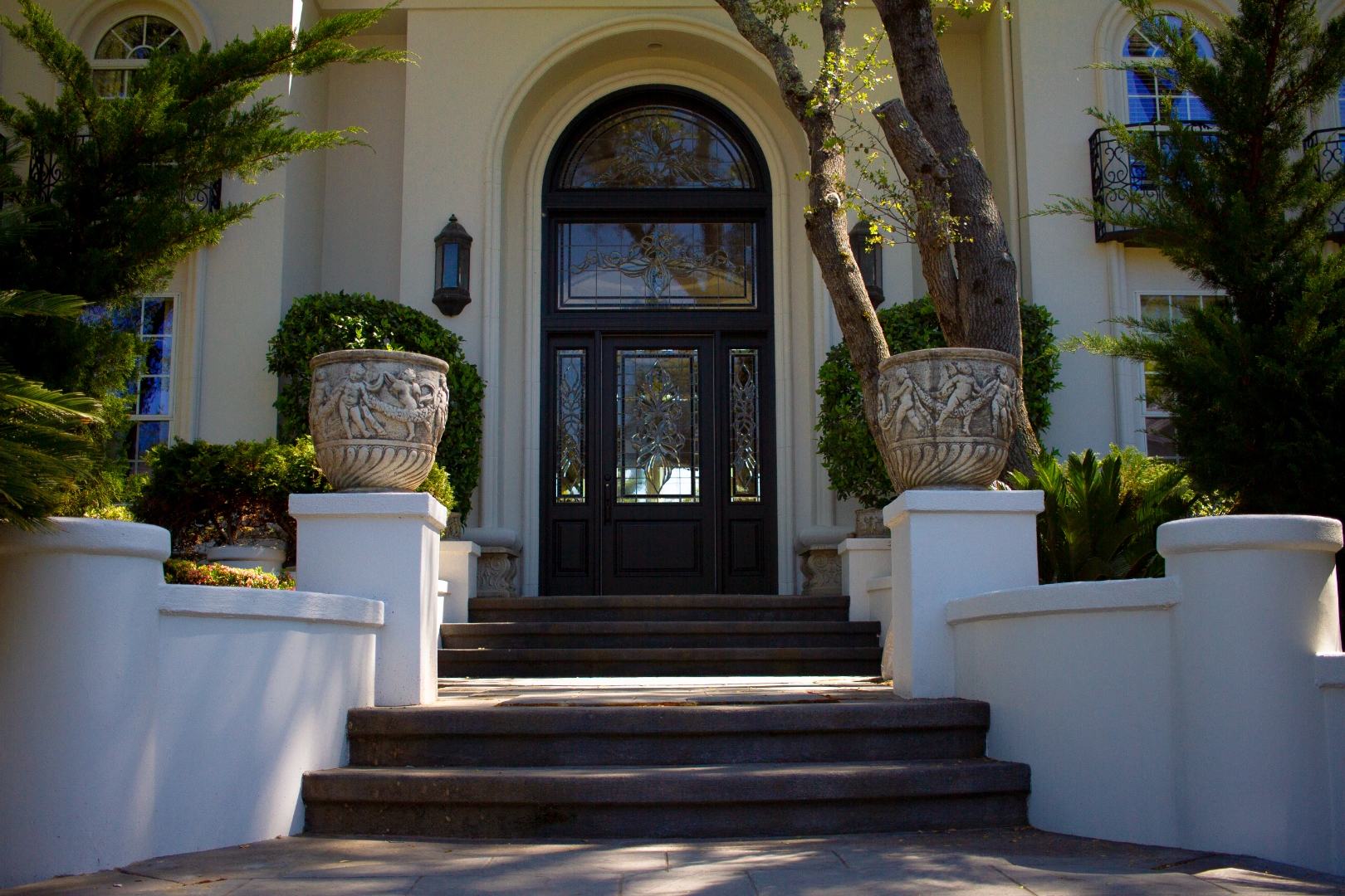 Grand arched estate entry — Kieran Bishop Photography